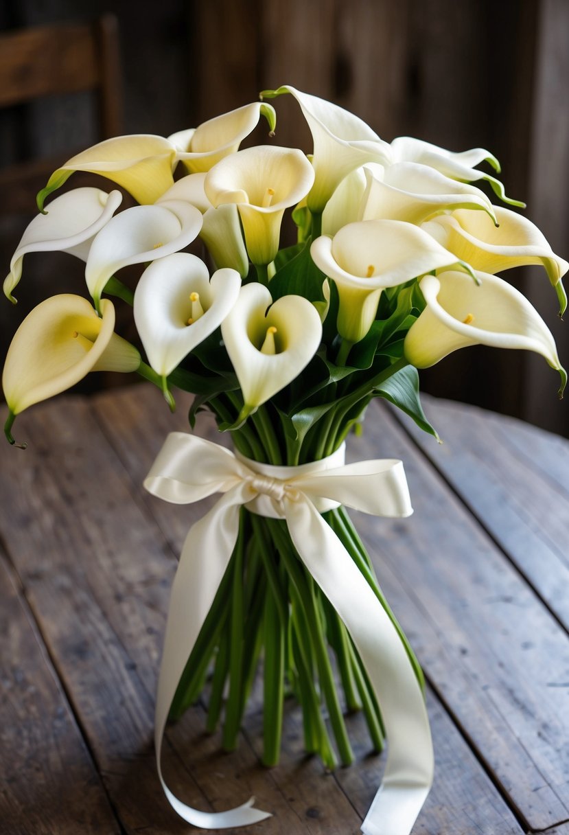 15 Calla Lily Wedding Bouquet Ideas for Your Special Day