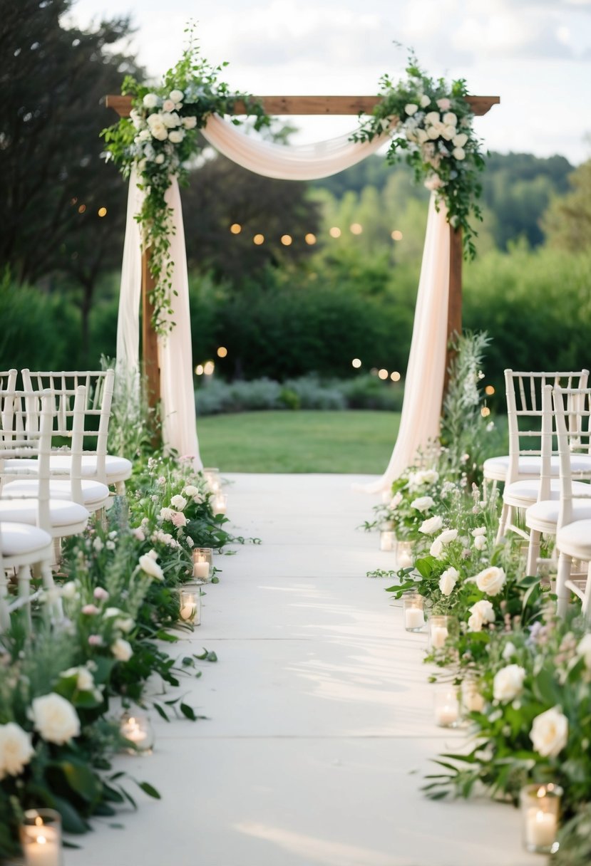 15 Outdoor Wedding Aisle Ideas to Inspire Your Big Day