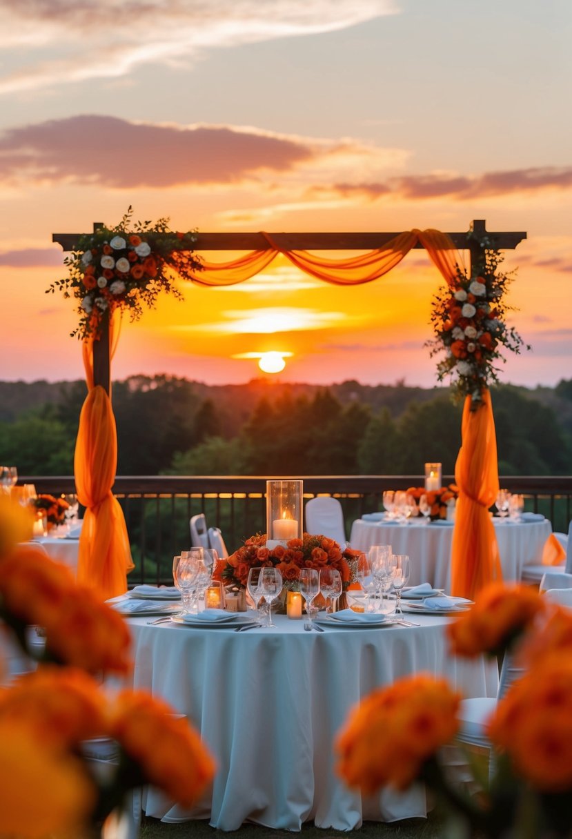 15 Orange Wedding Color Ideas for a Stunning Sunset Theme