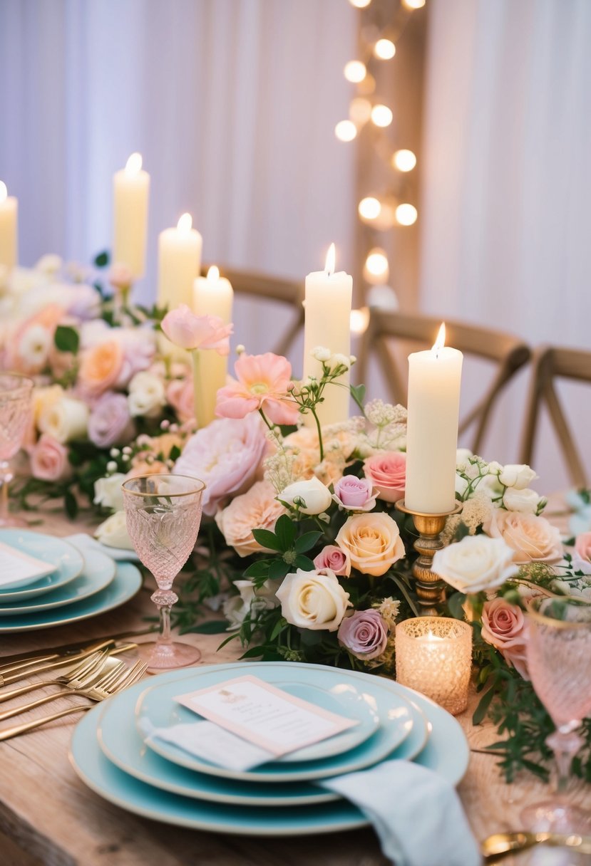 15 Soft Colours Wedding Table Decoration Ideas for Your Dream Celebration
