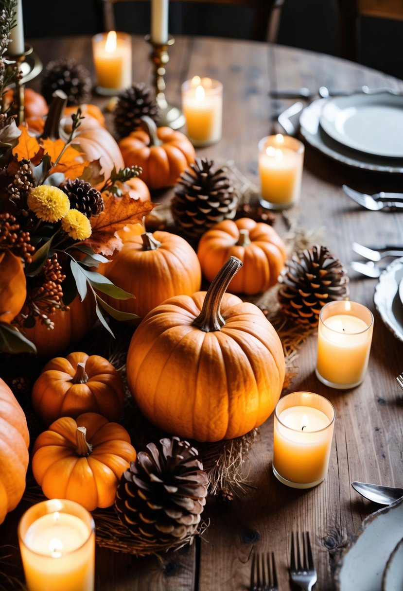 15 Autumn Wedding Table Decoration Ideas for a Cozy Celebration