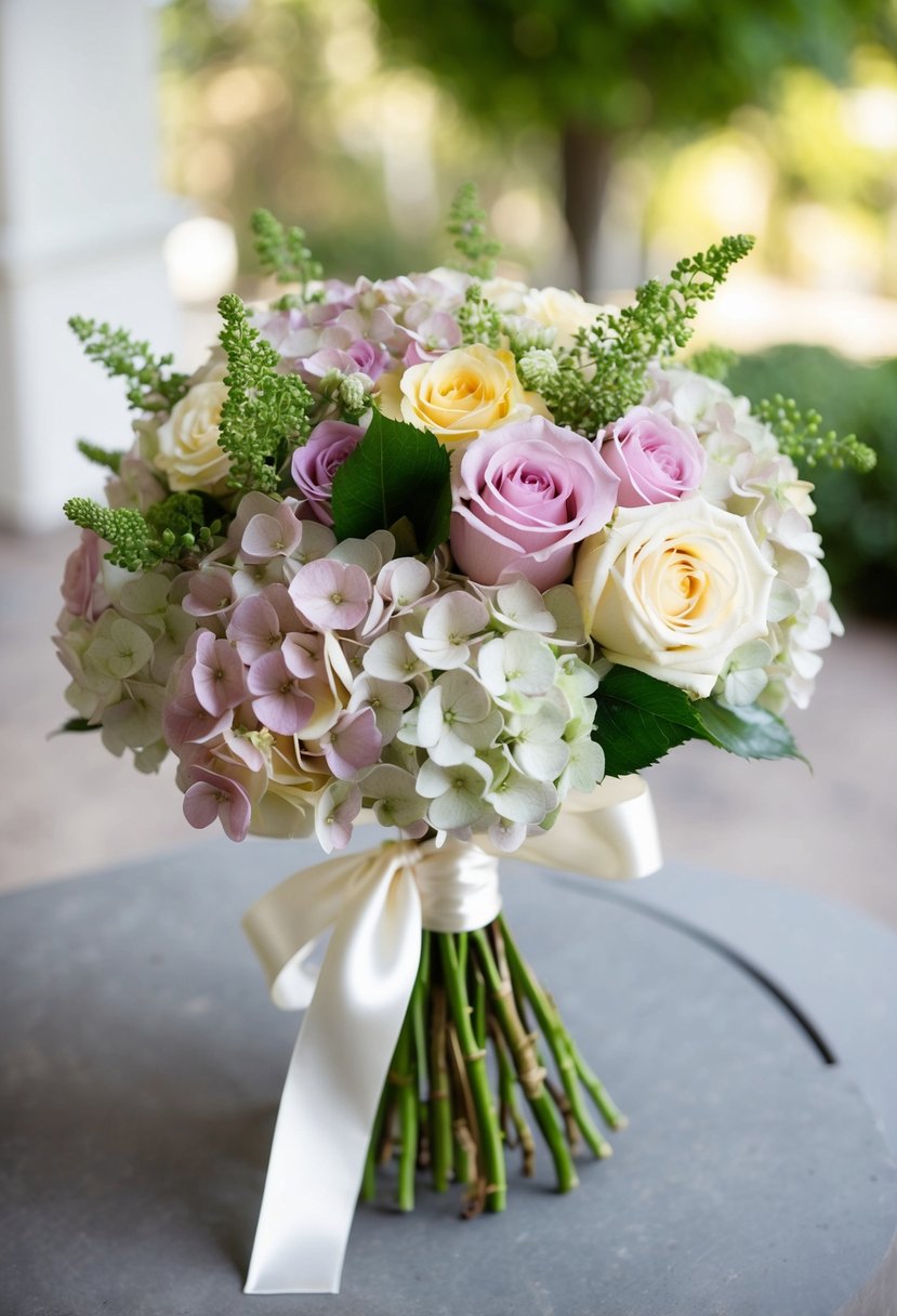 15 Hydrangea and Roses Wedding Bouquet Ideas to Inspire Your Special Day