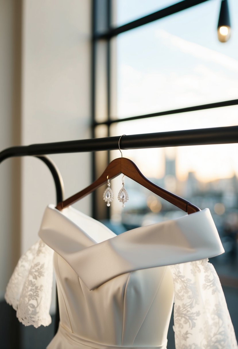 15 Off the Shoulder Dress Wedding Earring Ideas You’ll Love