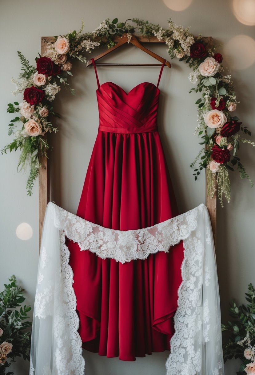 15 Red Wedding Dress Ideas to Inspire Your Special Day