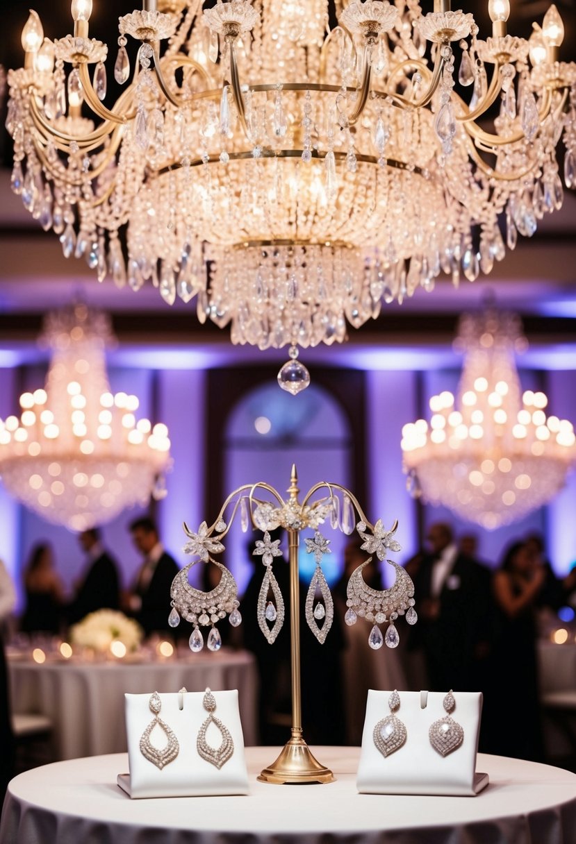 15 Chandelier Wedding Earring Ideas to Dazzle Your Big Day