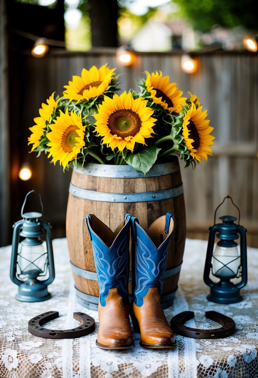 15 Western Wedding Ideas for Stunning Centerpieces