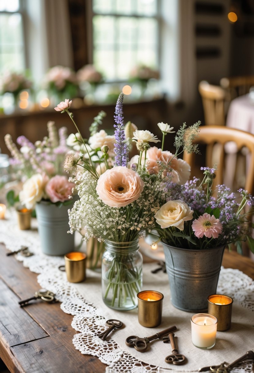 25 Vintage Easy Wedding Centerpiece Ideas to Charm Your Reception
