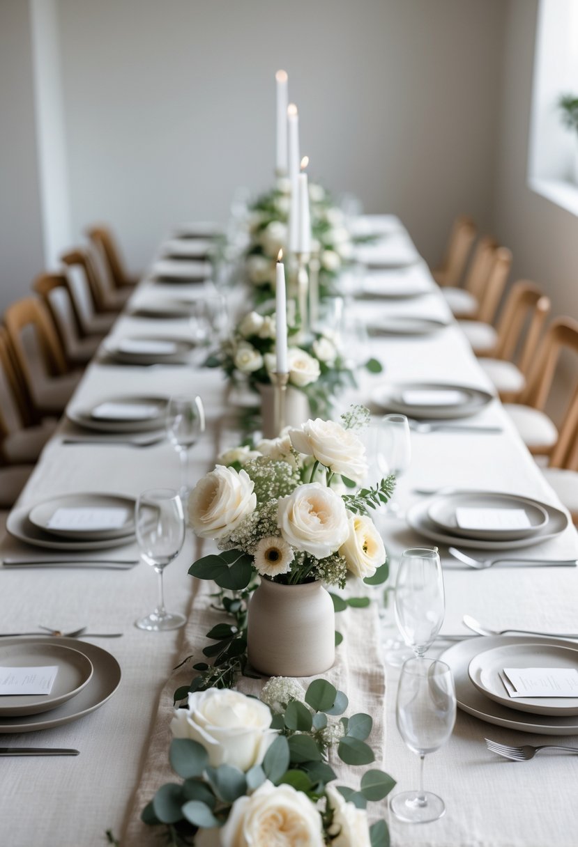 25 Modern Low-Key Wedding Table Decoration Ideas for a Chic and Simple Celebration