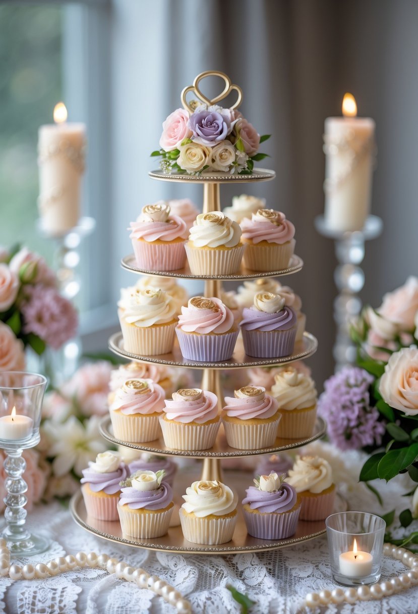 25 Elegant Wedding Cupcake Display Ideas to Impress Your Guests