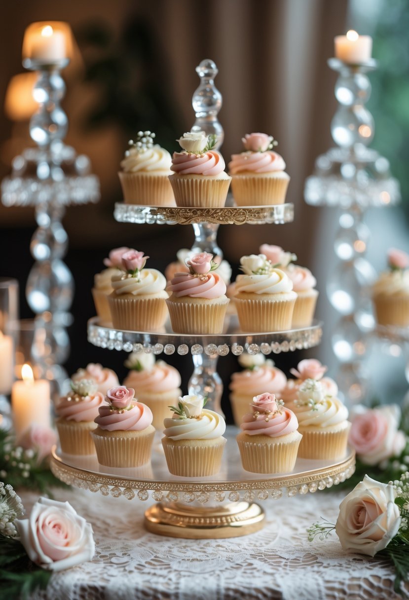 25 Luxurious Wedding Cupcake Display Ideas to Wow Your Guests