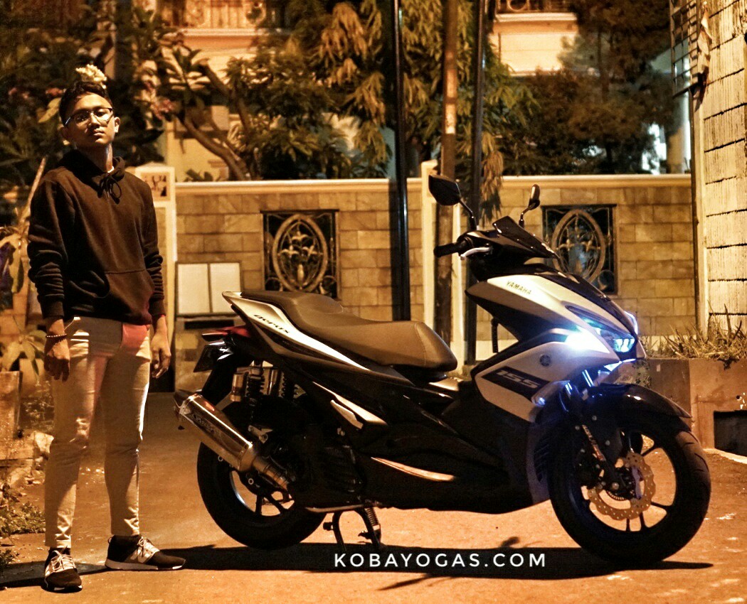 Review Yamaha Aerox 155 Silver Matte 2018, Buat Yang Bosen 