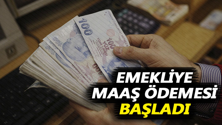 Emekliye maaş ödemesi başladı