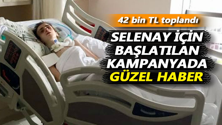 Selenay için başlatılan kampanyada güzel haber