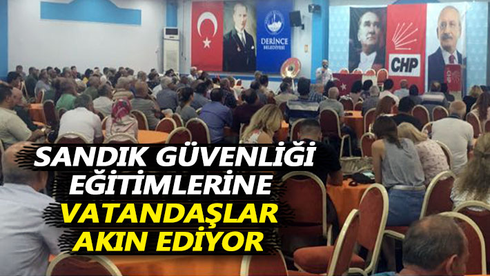 Sandık güvenliği eğitimlerine vatandaşlar akın ediyor