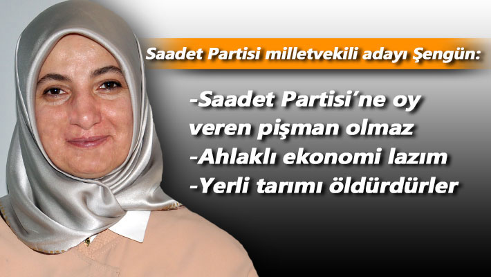 Şengün: Ahlaklı ekonomi lazım