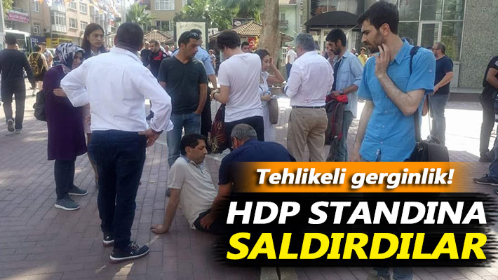 Değirmendere’de HDP standına saldırı: Yaralılar var