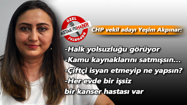 Akpınar: Halk yolsuzluğu görüyor