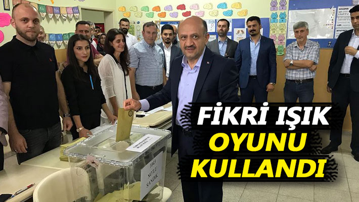 Fikri Işık oyunu kullandı