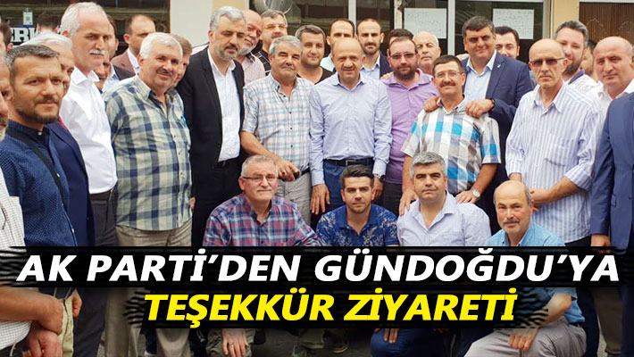 AK Parti’den  Gündoğdu’ya teşekkür ziyareti
