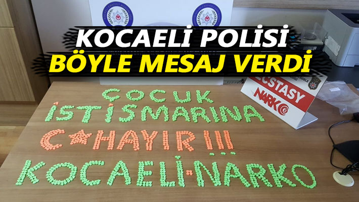 Kocaeli polisi böyle mesaj verdi