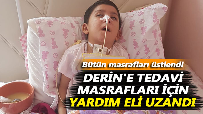 Minik Derin'e tedavi masrafları için yardım eli uzandı
