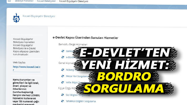 E-Devlet'ten yeni hizmet: Bordro sorgulama