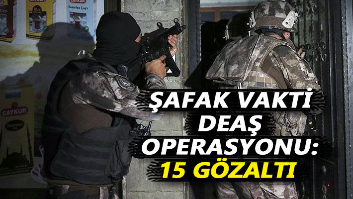 Kocaeli'de şafak vakti DEAŞ operasyonu