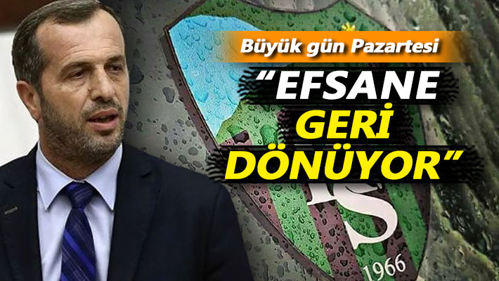 'Efsane geri dönüyor': Büyük gün Pazartesi