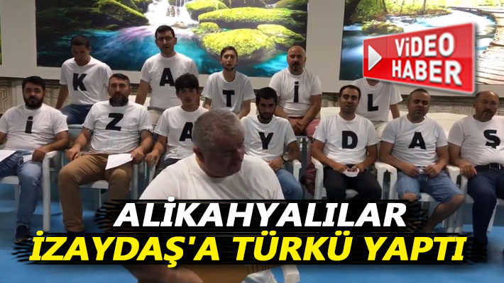 Alikahyalılar İZAYDAŞ'a türkü yaptı