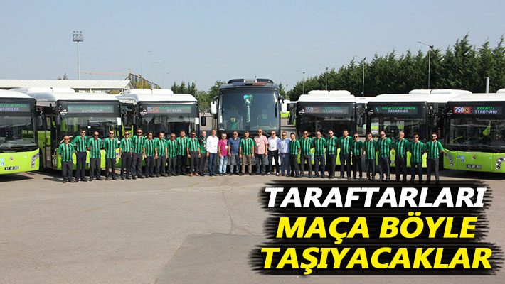 Ulaşımpark şoförleri taraftarları maça formayla taşıyacak