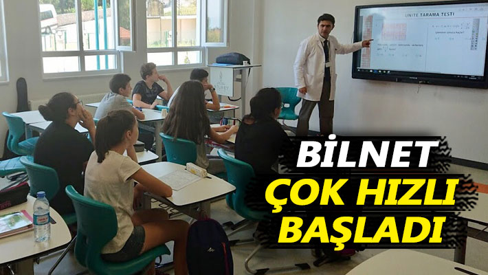 Bilnet, çok hızlı başladı