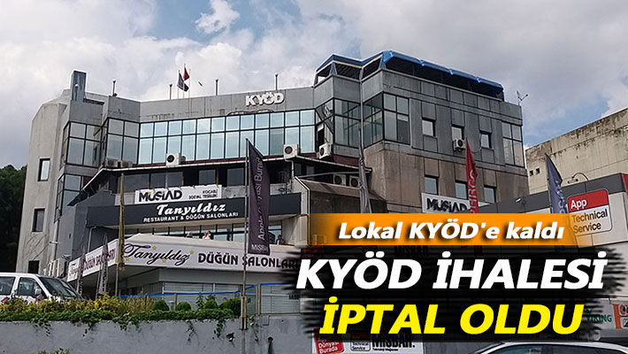 KYÖD ihalesi iptal oldu, lokal KYÖD'e kaldı