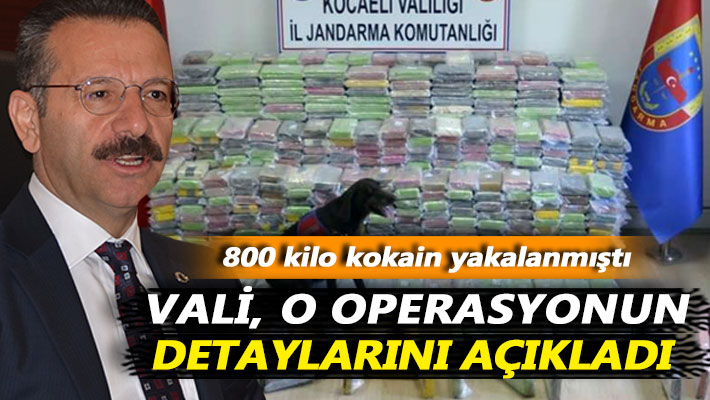Vali Aksoy, büyük uyuşturucu operasyonunun detaylarını açıkladı