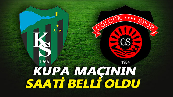 Kupa maçının saati belli oldu