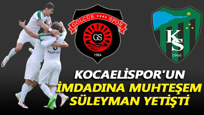 Kocaelispor'un imdadına Muhteşem Süleyman yetişti