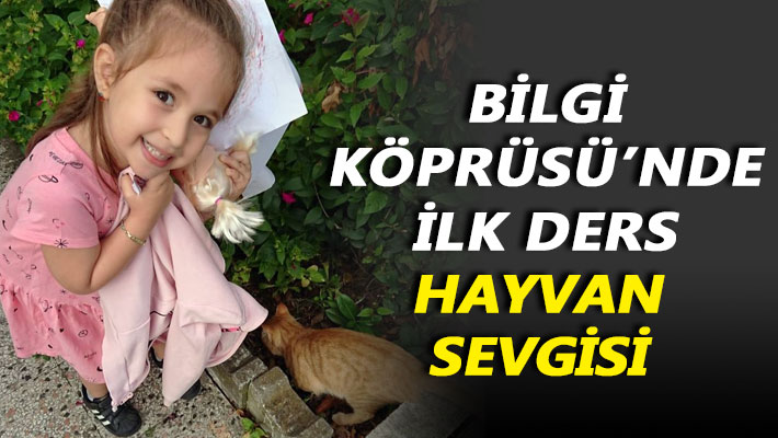 Bilgi Köprüsü’nde ilk ders hayvan sevgisi