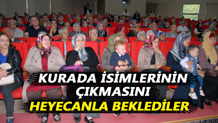 Kurada isimlerinin çıkmasını heyecanla beklediler