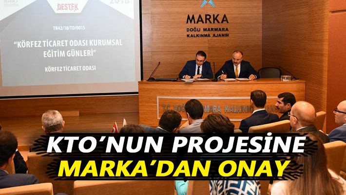 KTO’nun projesine MARKA’dan onay