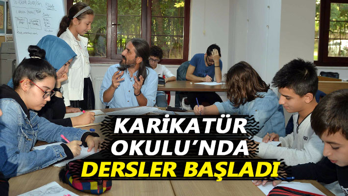 Karikatür Okulu’nda dersler başladı