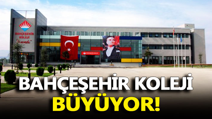 Kocaeli Bahçeşehir Koleji büyüyor