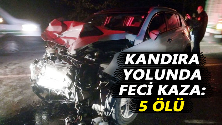 Kandıra yolunda feci kaza: 5 ölü