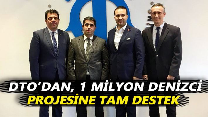 DTO’dan, 1 milyon denizci projesine tam destek