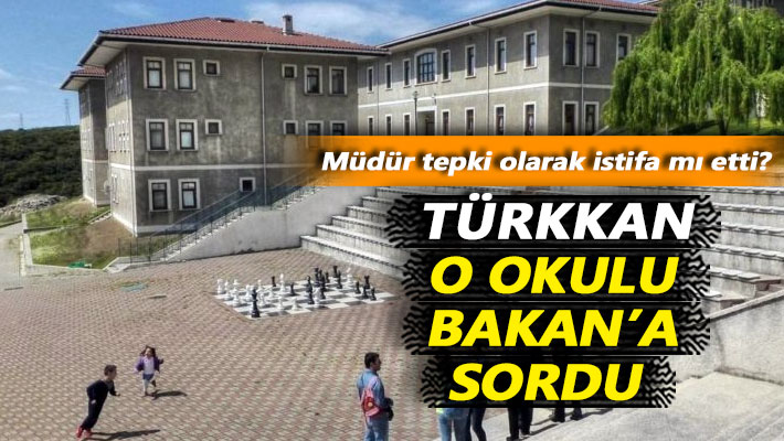 Türkkan, o okulu Bakan Selçuk'a sordu
