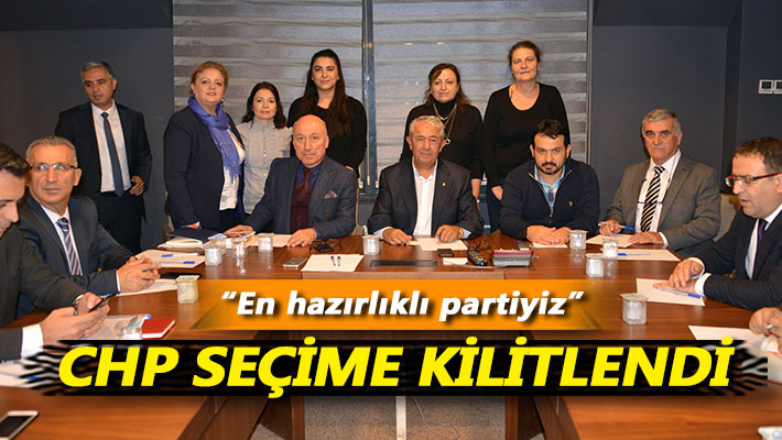 CHP seçime kilitlendi