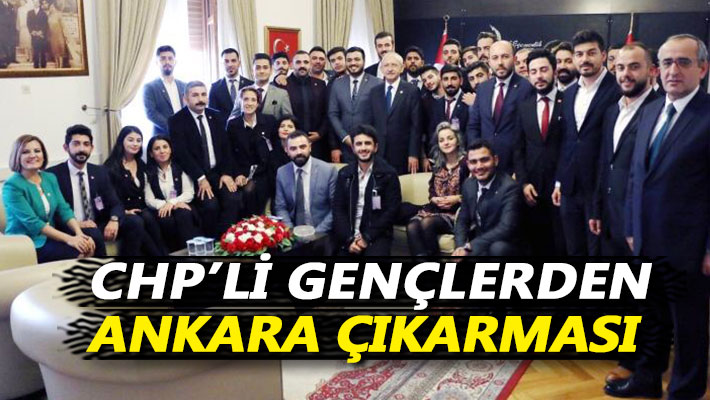 CHP'li gençlerden Ankara çıkarması