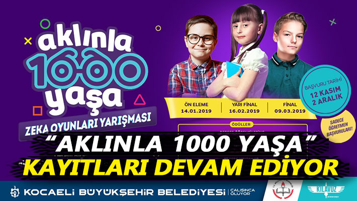 'Aklınla 1000 Yaşa’ kayıtları devam ediyor