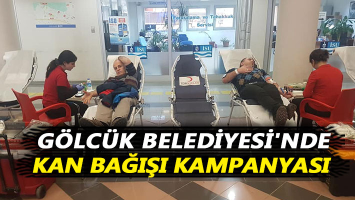 Gölcük Belediyesi'nde kan bağışı kampanyası
