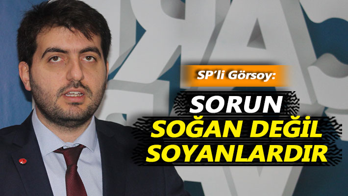 SP’li Gürsoy: Sorun soğan değil, soyanlardır
