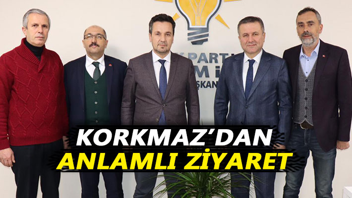 Korkmaz’dan anlamlı ziyaret