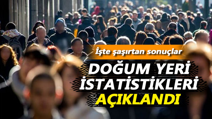 Doğum yeri istatistikleri açıklandı: İşte şaşırtan sonuçlar